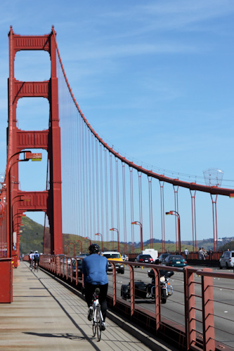 Auf der Golden Gate
